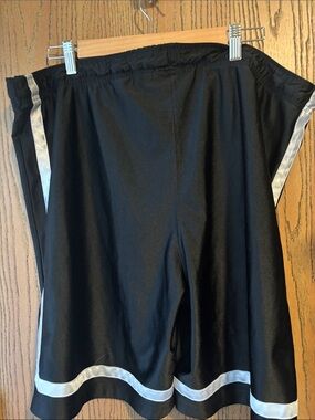 Prospirit Black Athletic Shorts with white Trim